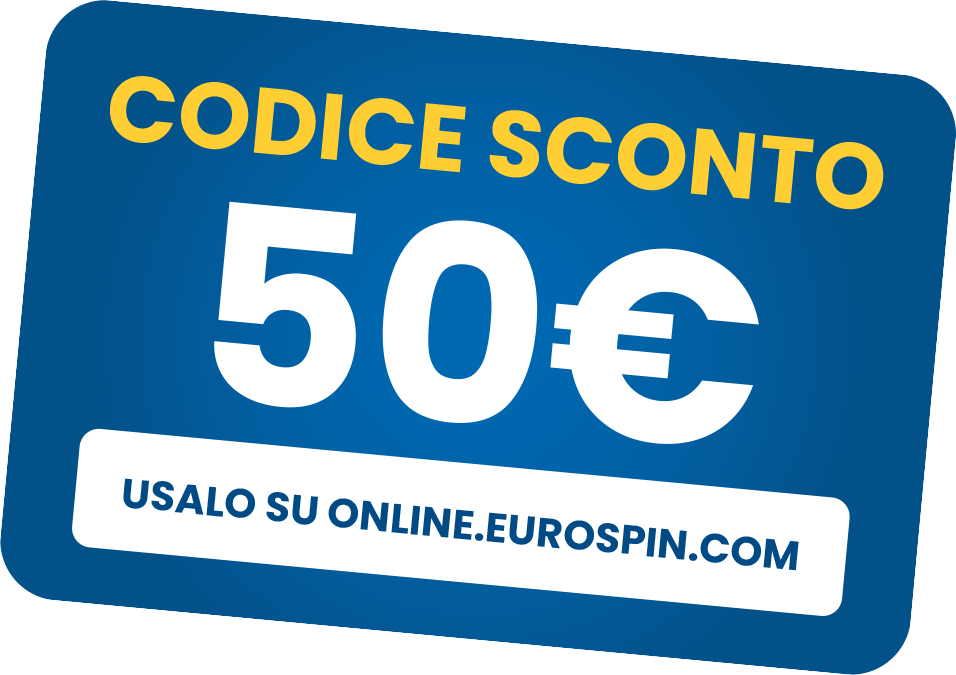 Codice sconto 50� - Usalo su online.eurospin.com
